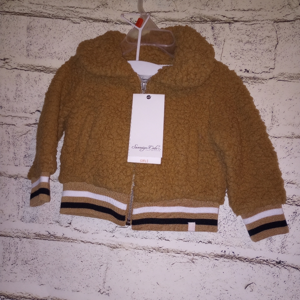 Kids' Bodhi Teddy Bear Faux Fur JacketSOVEREIGN CODE